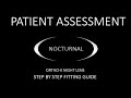 3 patient assessment  scotlens  nocturnal fitting guide