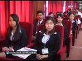 ពិធីប្រគល់ប័ណ្ណសរសើរដល់និស្សិតពូកែ TOP5 និស្សិតស្ម័គ្រចិត្តឆ្នើមចូលរួមការងារក្នុងសង្គម