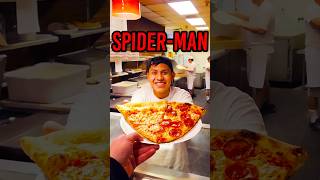 Eating From Spider-Mans Pizza Place!