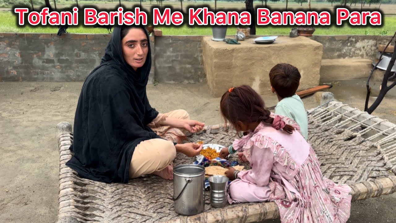 Tofani Barish Me Khana Banana Para Alia Vlogs