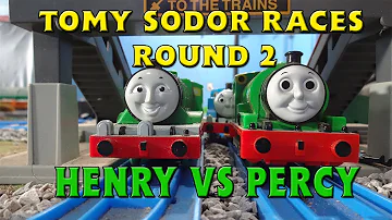 Tomy Sodor Races: Henry vs Percy Round 2