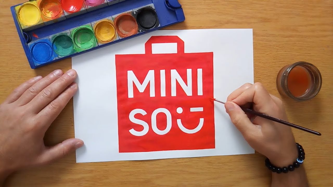 How to draw the MINISO logo