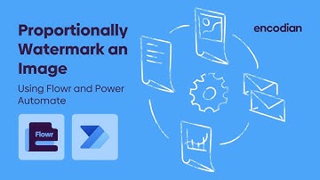How to proportionally watermark an image with Power Automate