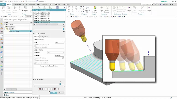 Interpolate Tool Axis Enhancements in NX CAM