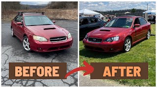 2005-2007 Legacy GT Headlight Replacement & Outback Grille Swap 