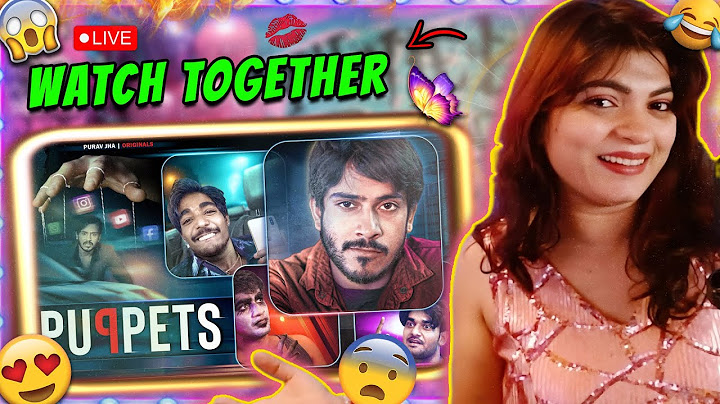 🔴LIVE Puppets l Episode 1: मेषधर्म l Purav Jha  |🔴REACTION | REVIEW | CareFree Angell