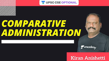 Comparative Administration |  UPSC CSE/IAS 2021 | Kiran Anishetti