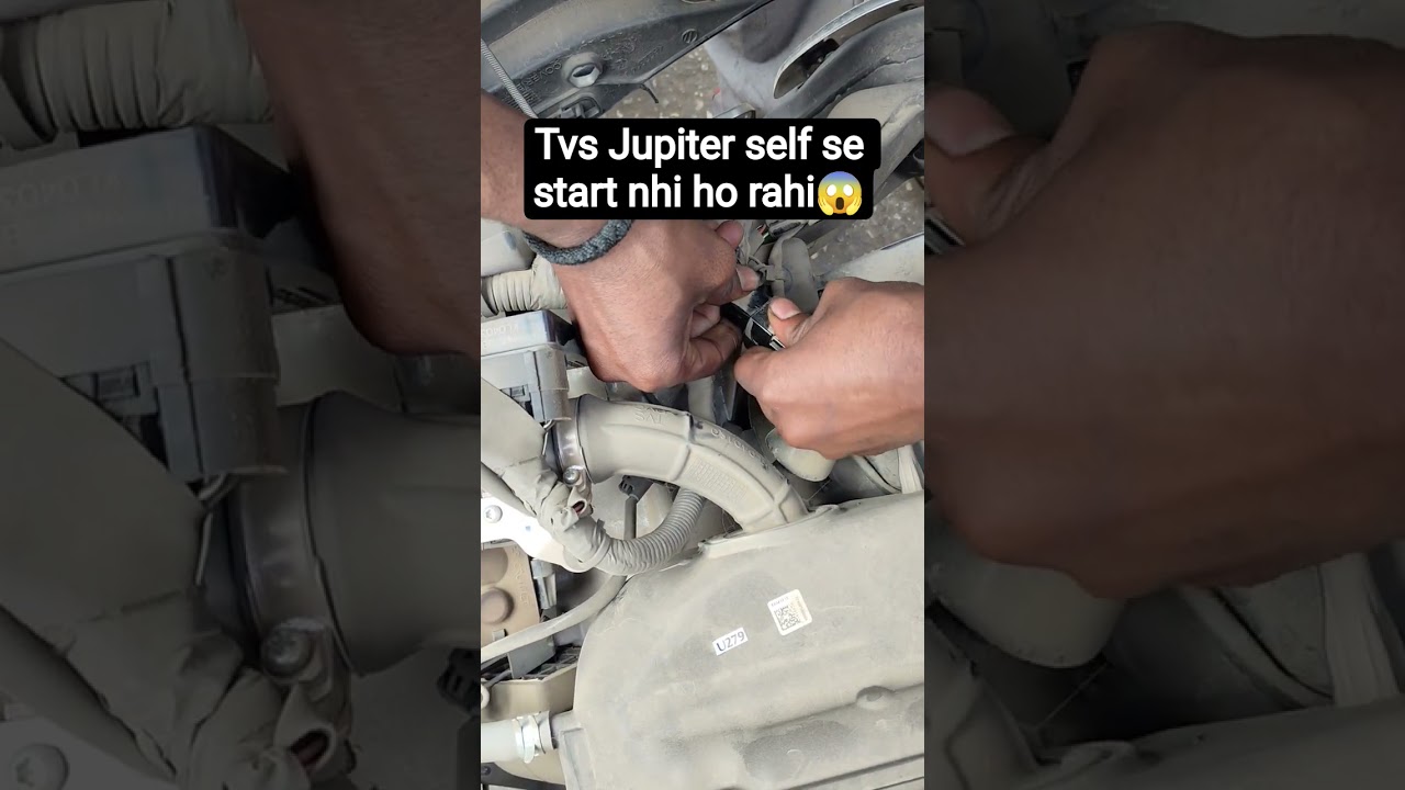 Tvs Jupiter self se start nhi ho rahi⚡bs6 starting problem 