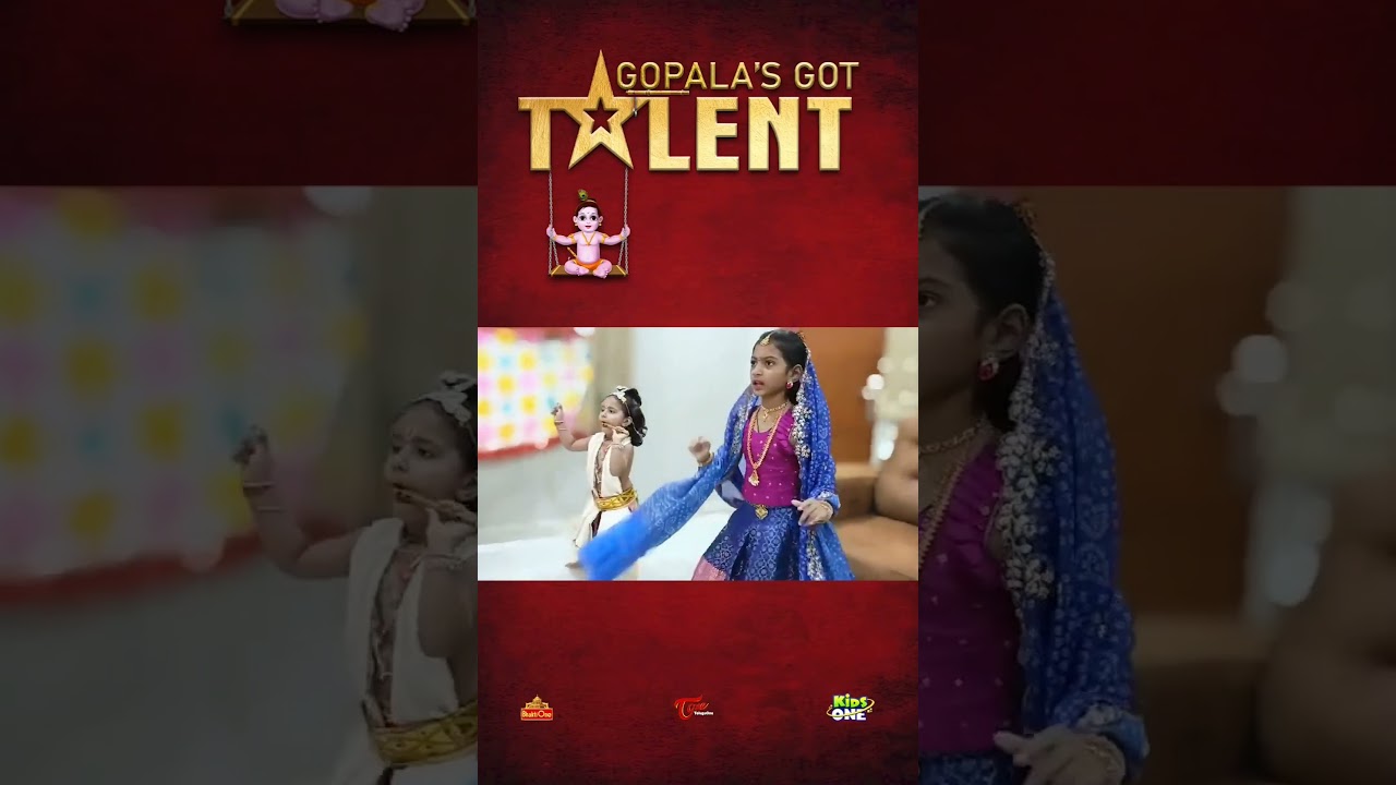 Gopala'sGotTalent | Janmashtami Special: Thithiksha  & Chasmithwa lRadhe Radhe' | 
