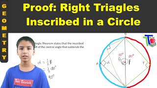 Proof - Right Triangles Inscribed in a Circle (27) Proof Right Triangles Inscribed In Circles High School Math Khan Academy