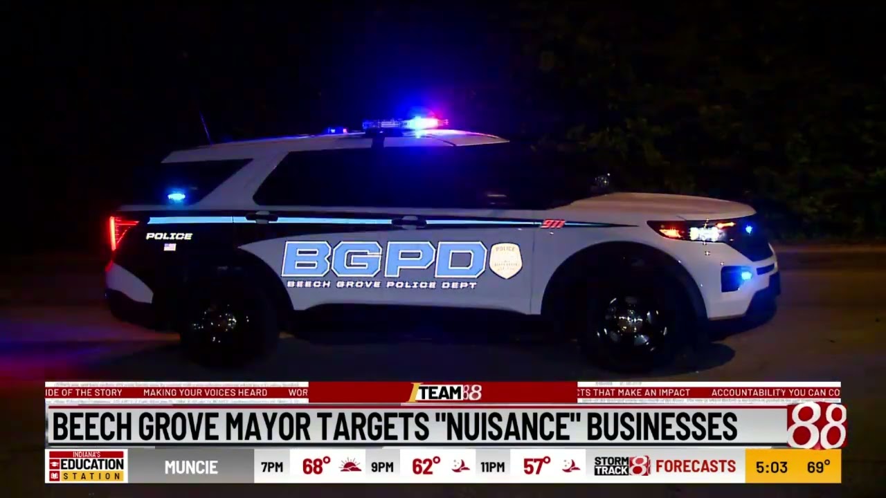 Beech Grove, Indiana, mayor targets "nuisance" businesses