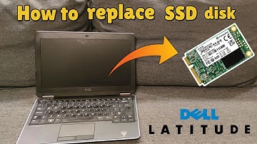 How to replace/disassemble dell latitude e7240 SSD mSata disk (tutorial)
