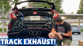 MAP Track Exhaust Install | 2021 Civic Type R