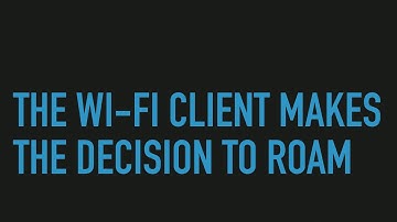 Roam if You Want To! WiFi Client Mobility