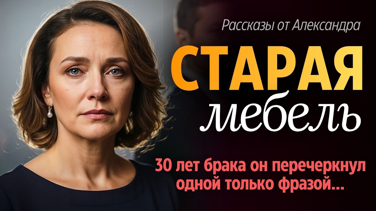 «ТЫ- СТАРАЯ МЕБЕЛЬ!» Променял 30 ЛЕТ БРАКА на молодую! Но сюрприз жены заставил его рыдать. Рассказ