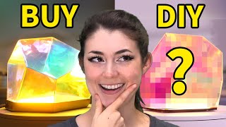 BUY vs DIY  Recreating a $200 Gem Lamp