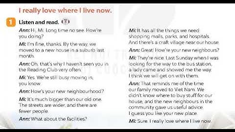 Audio Tiếng Anh 9 Global Success (Unit 1 Local Community) Getting Started (Track 1)