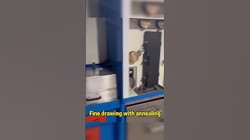 small wire drawing machine with annealing feedback from client