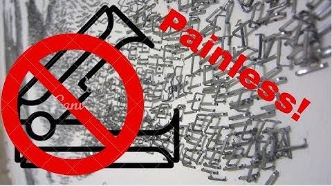 How To Easily Remove Staples From A Classroom Wall