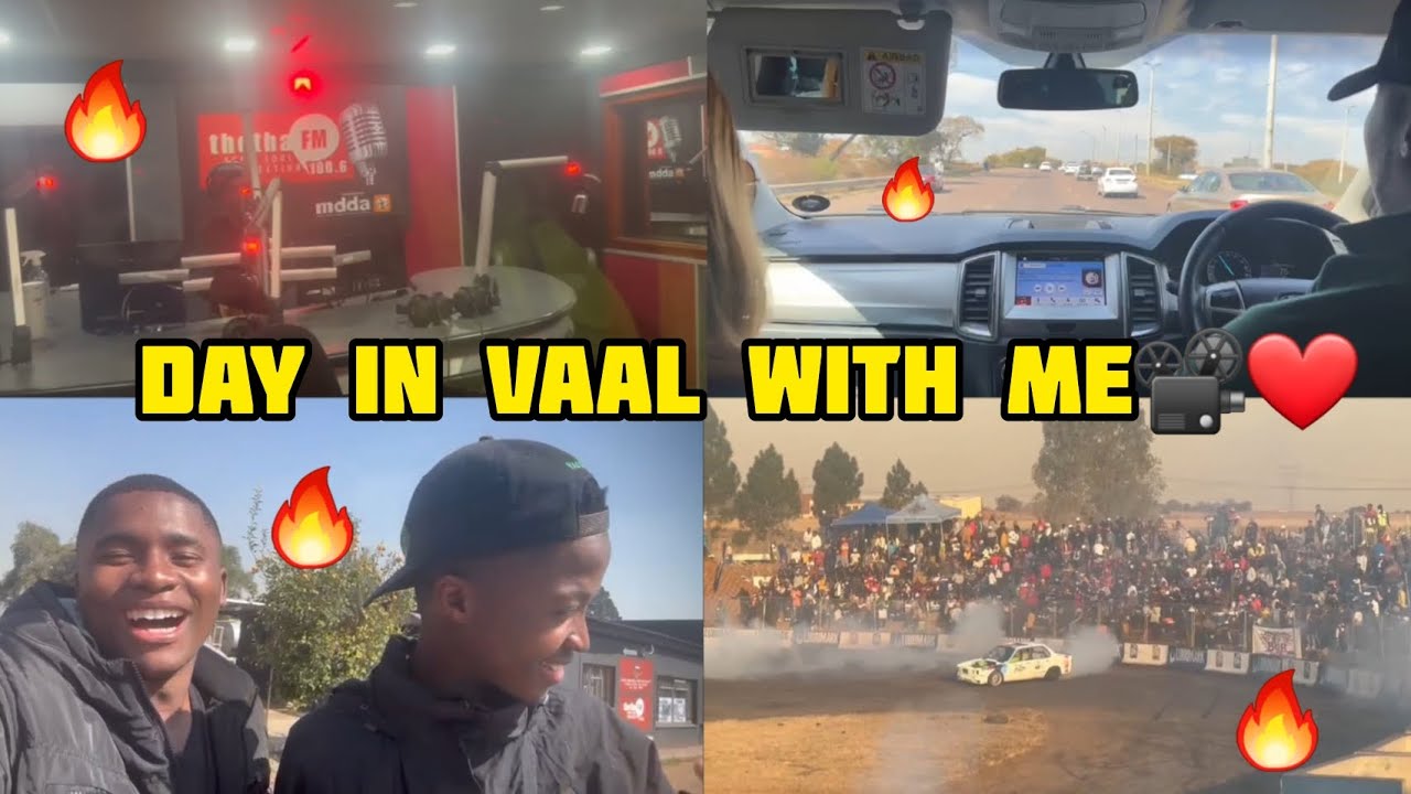 I TOOK YA'LL WITH ME TO VAAL///THETHA FM (VLOG) 📽🔥🚗