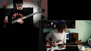 Red Hot Chili Peppers  - Otherside bass and guitar cover