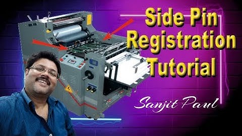 Autoprint Colt 7K Offset  Side PIN #registration #Tutorial