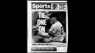 September 30, 1995-Yankees vs. Blue Jays (WABC Radio)