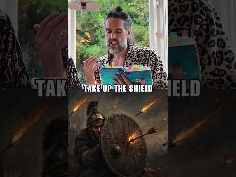 The Bible verse Russell takes into battle...