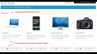 Hide Price   Add To Cart Button By Customer Group Based - OpencartTools