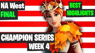 Fortnite FNCS SQUADS Week 4 NA West Highlights