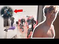 INDOOR DIRTBIKES AT THE CLUBHOUSE! (GONE WRONG) Ft. Bryce Hall