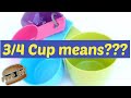 3/4 Cup Means How Much || 3/4 Measurement with Measuring Cup || Tbsp to Cup ||  by FooD HuT