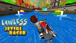 Lawless Jetski Racer -Free ( 3d Stunt Race Games for Boys and Girls ) screenshot 4