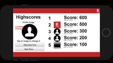GameMaker - Highscore with Firebase Cloud Storage And Realtime Database