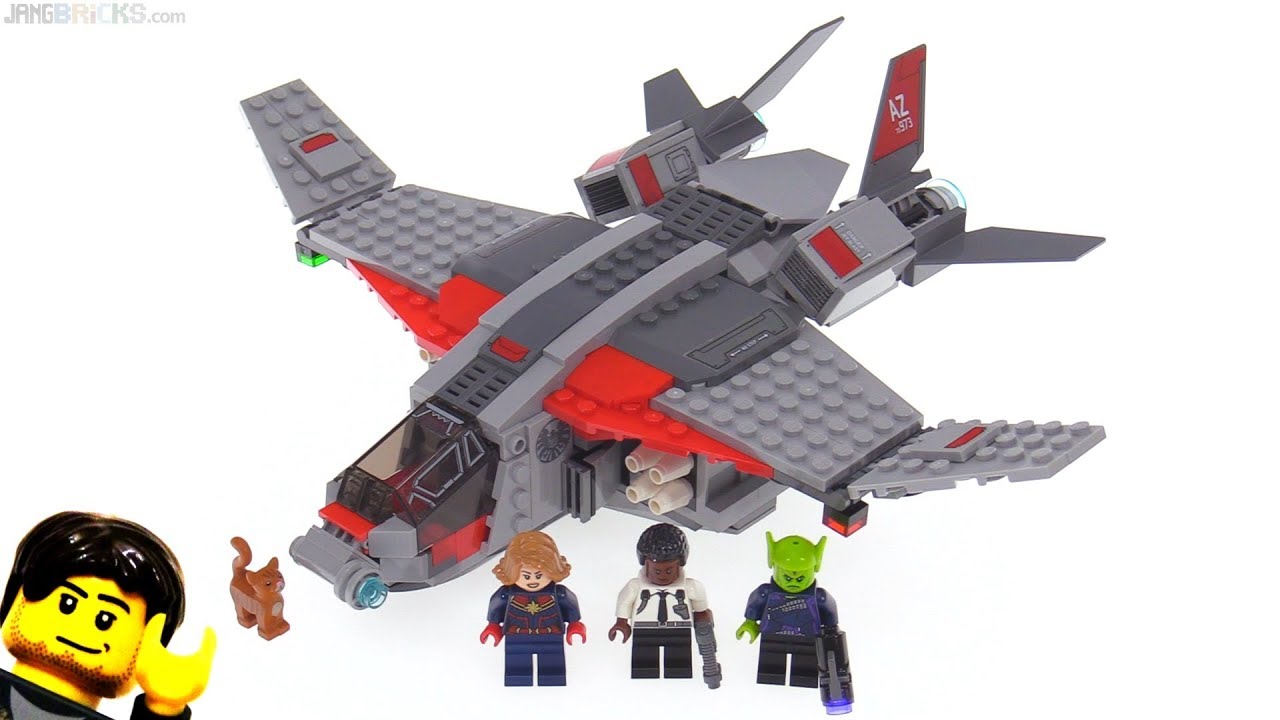 captain marvel quinjet lego