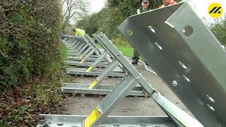 Oxford Flood Prevention: Geodesign Barriers deployed