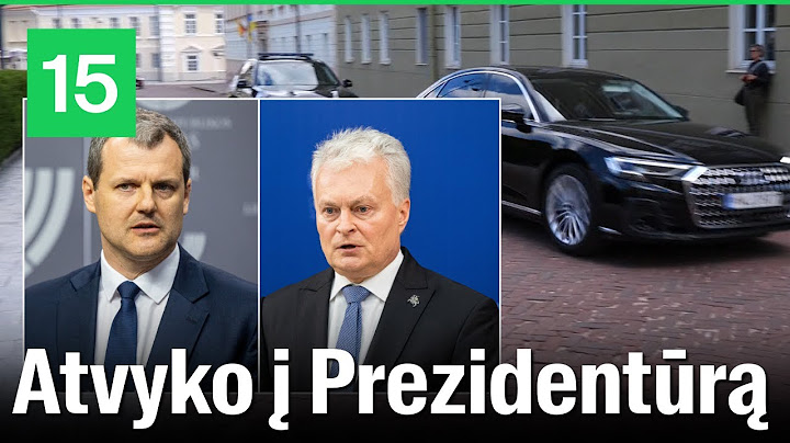 Gintautas Paluckas atvyko pas Gitaną Nausėdą pokalbiui po žurnalistinio tyrimo