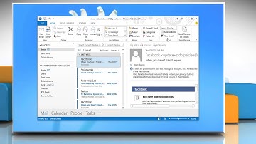 How to create a new contact in Microsoft® Outlook 2013 on a Windows® 8 PC