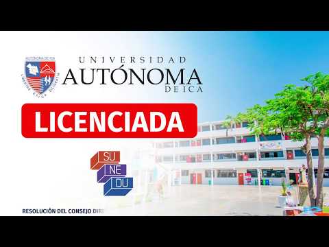 Universidad Autónoma de Ica - Licenciamiento Institucional