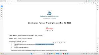 Branch Office Training On Credit & Funding Client Implementation Process And Phases screenshot 5