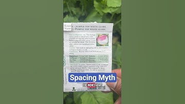 Seed spacing Myth