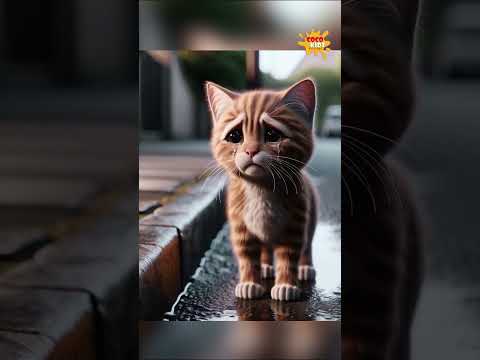 A ginger cat and school bus #gingercat #aicats #catlover #trending #trendingnow