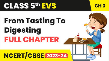 From Tasting To Digesting - Full Chapter Explanation | Class 5 Environmental Studies | CBSE 2024-25