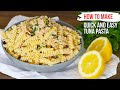 How to Make Quick and Easy TUNA PASTA like an Italian