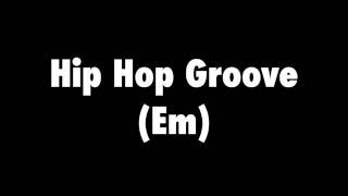 Video thumbnail of "Hip Hop Groove Backing Track (E Minor)"