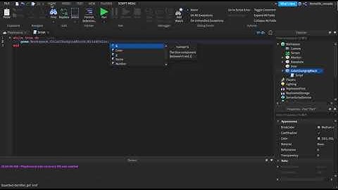 Random Color Changing Script (VERY EASY!) Roblox Tutorials