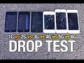 iPod Touch 6G vs 5G vs 4G vs 3G vs 2G vs 1G Drop Test!