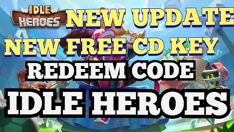 NEW FREE CD KEY CODE IN IDLE HEROE