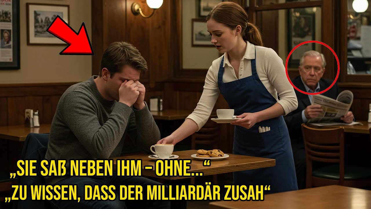 Der Milliardär sah seinen Sohn in einem Café weinen—dann tat die Kellnerin etwas, was niemand...