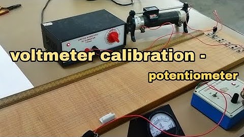 Voltmeter calibration|Potentiometer|low range |voltmeter|calibration|Tamil|